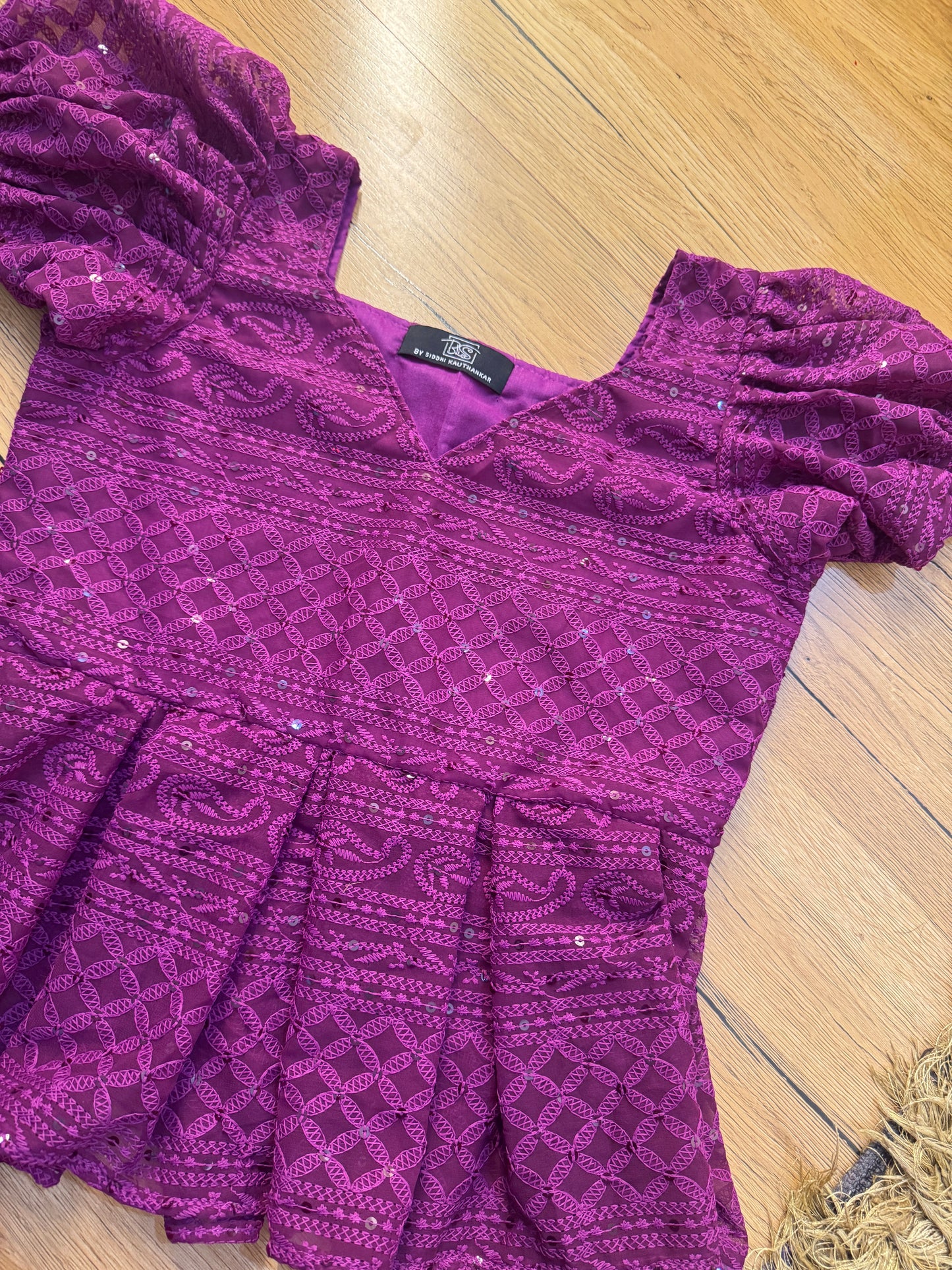 CUPCAKE PEPLUM TOP