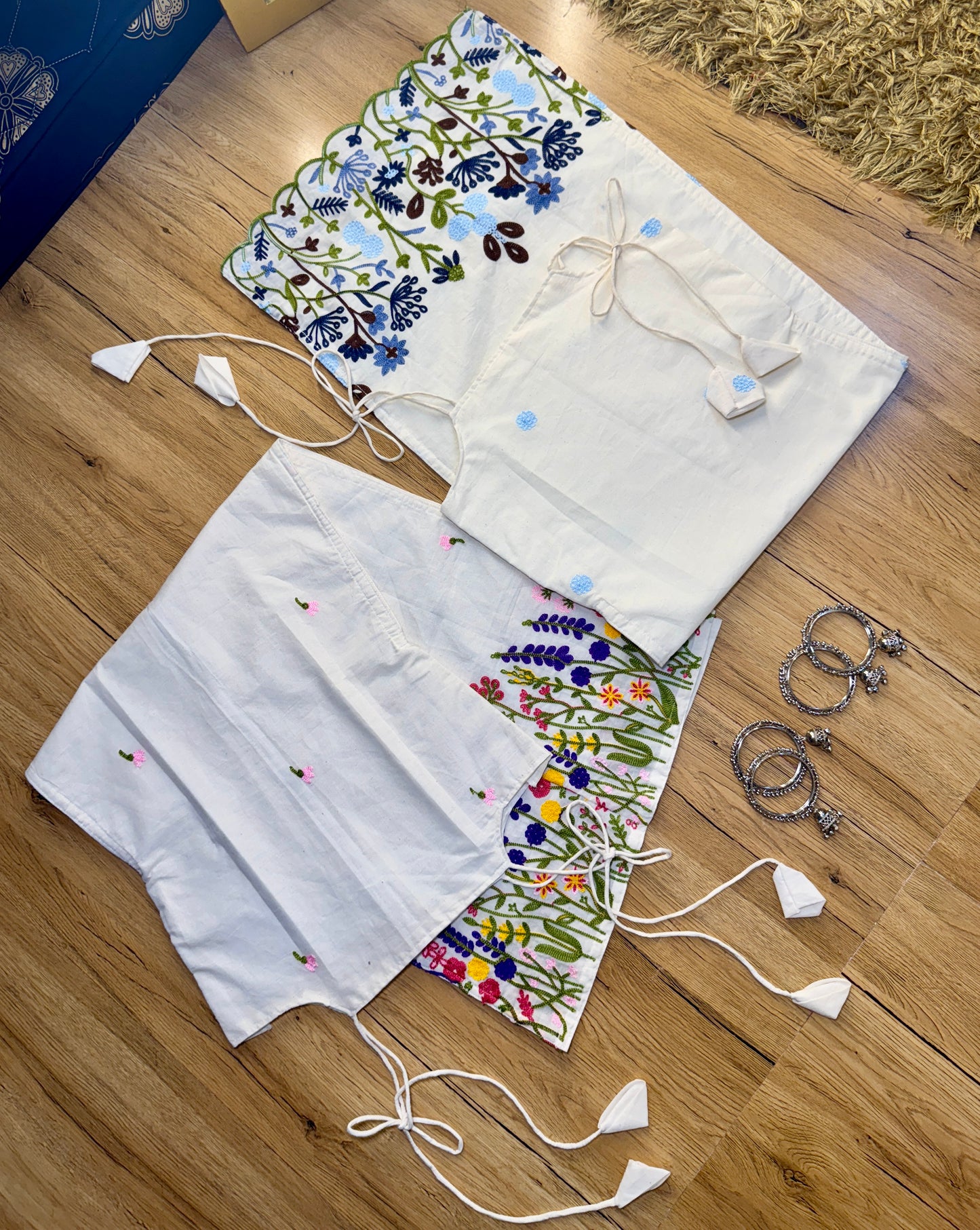 COTTON GARDENIA TIE UP KURTI