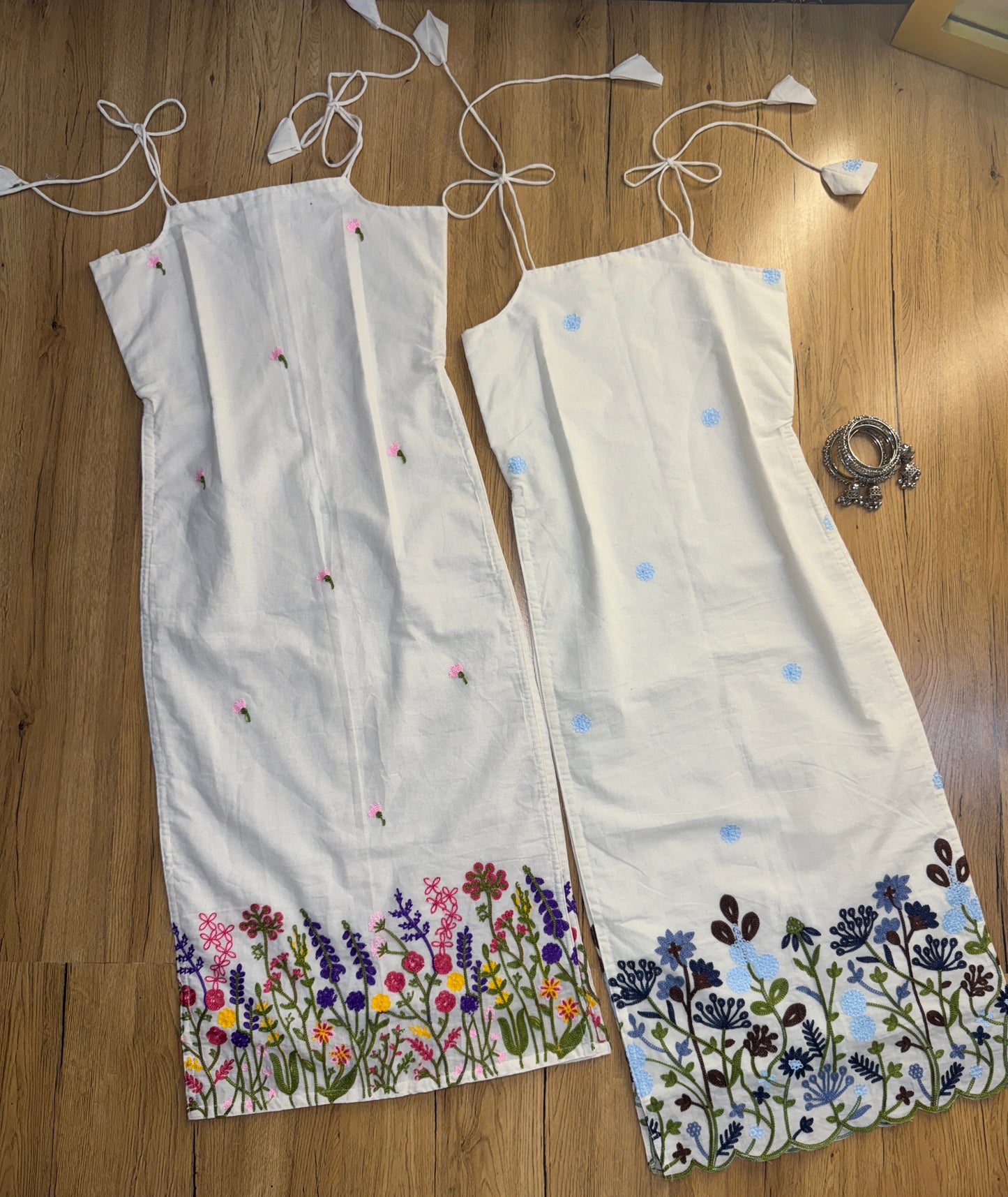 COTTON GARDENIA TIE UP KURTI