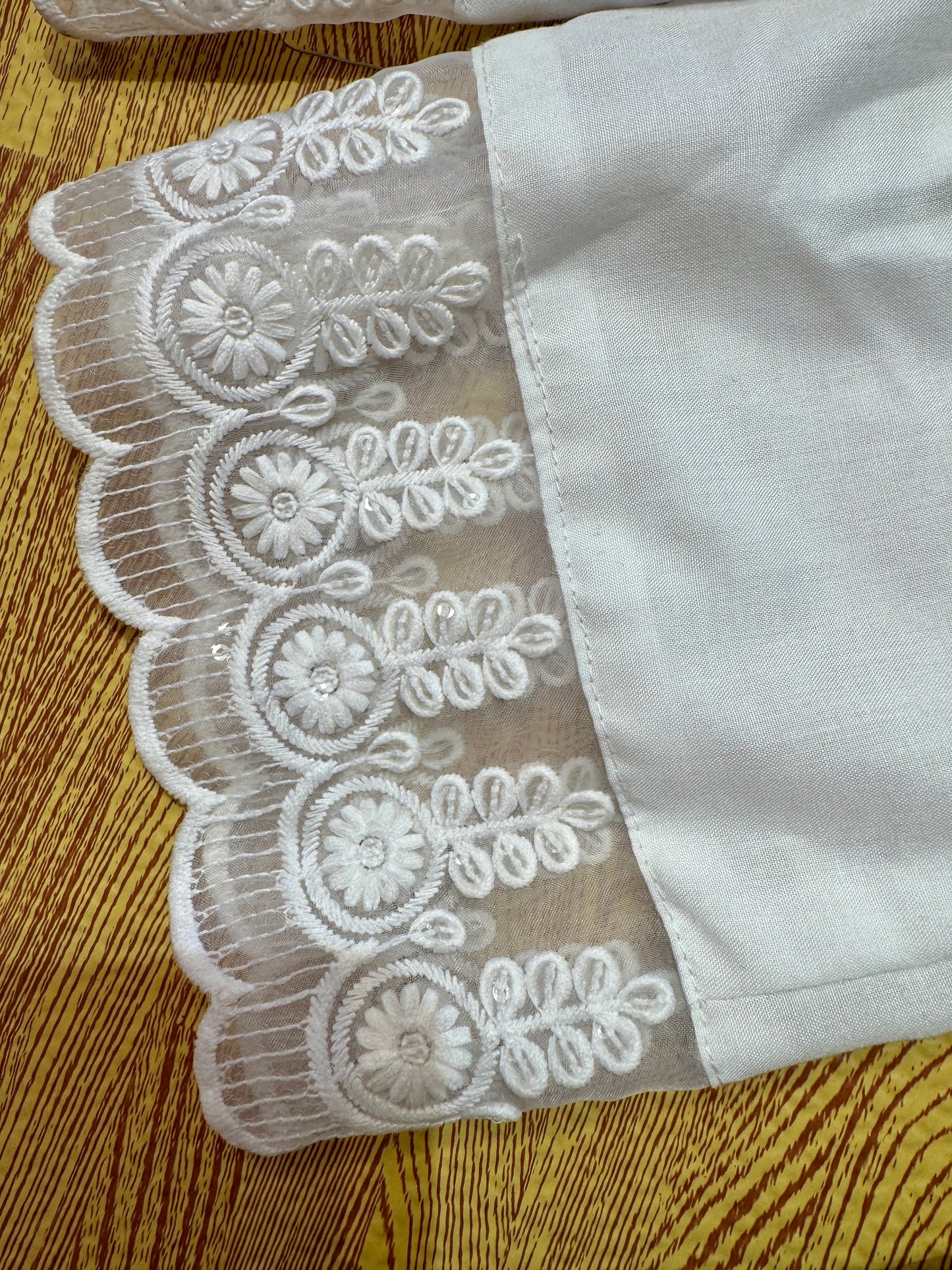 COTTON LACE TROUSER