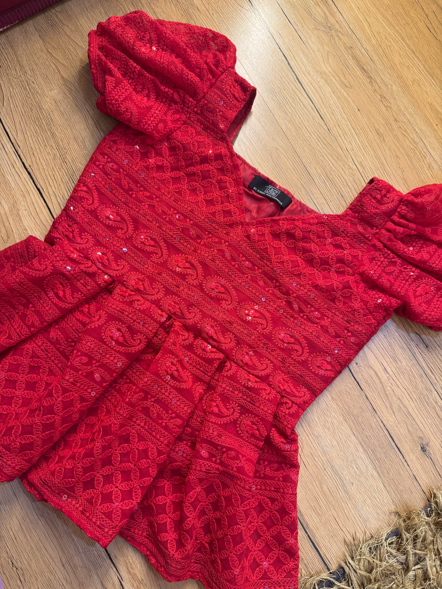 CUPCAKE PEPLUM TOP