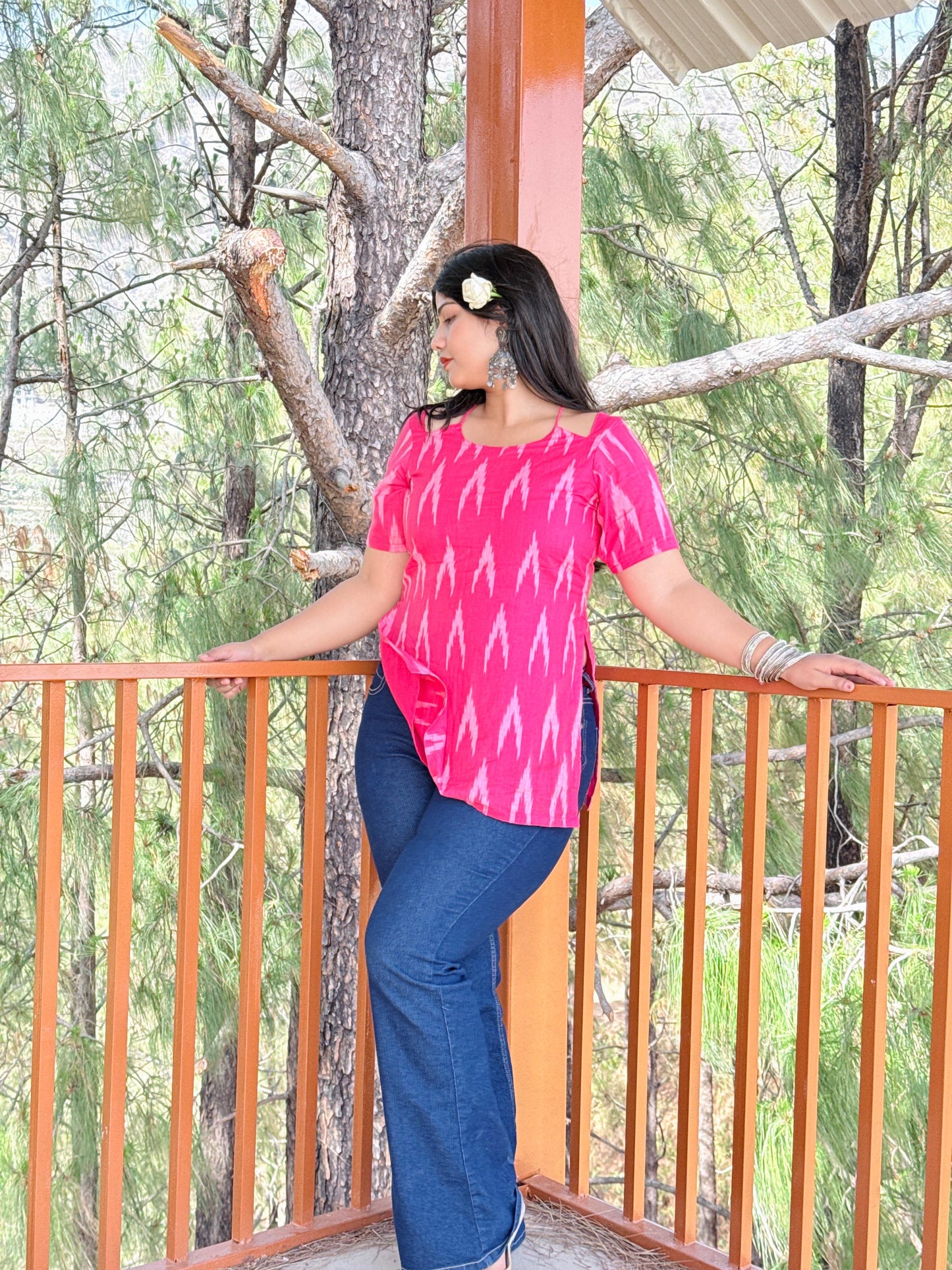 IRA IKAT SHORT KURTI