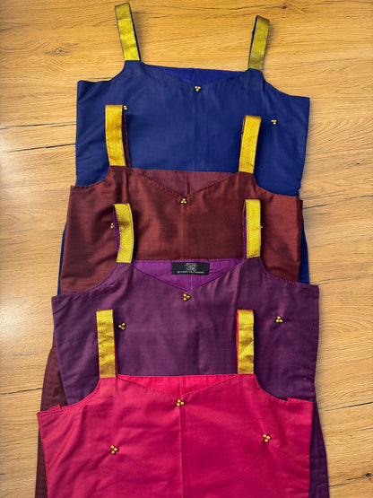 STRAPPY HANDWORK KURTI
