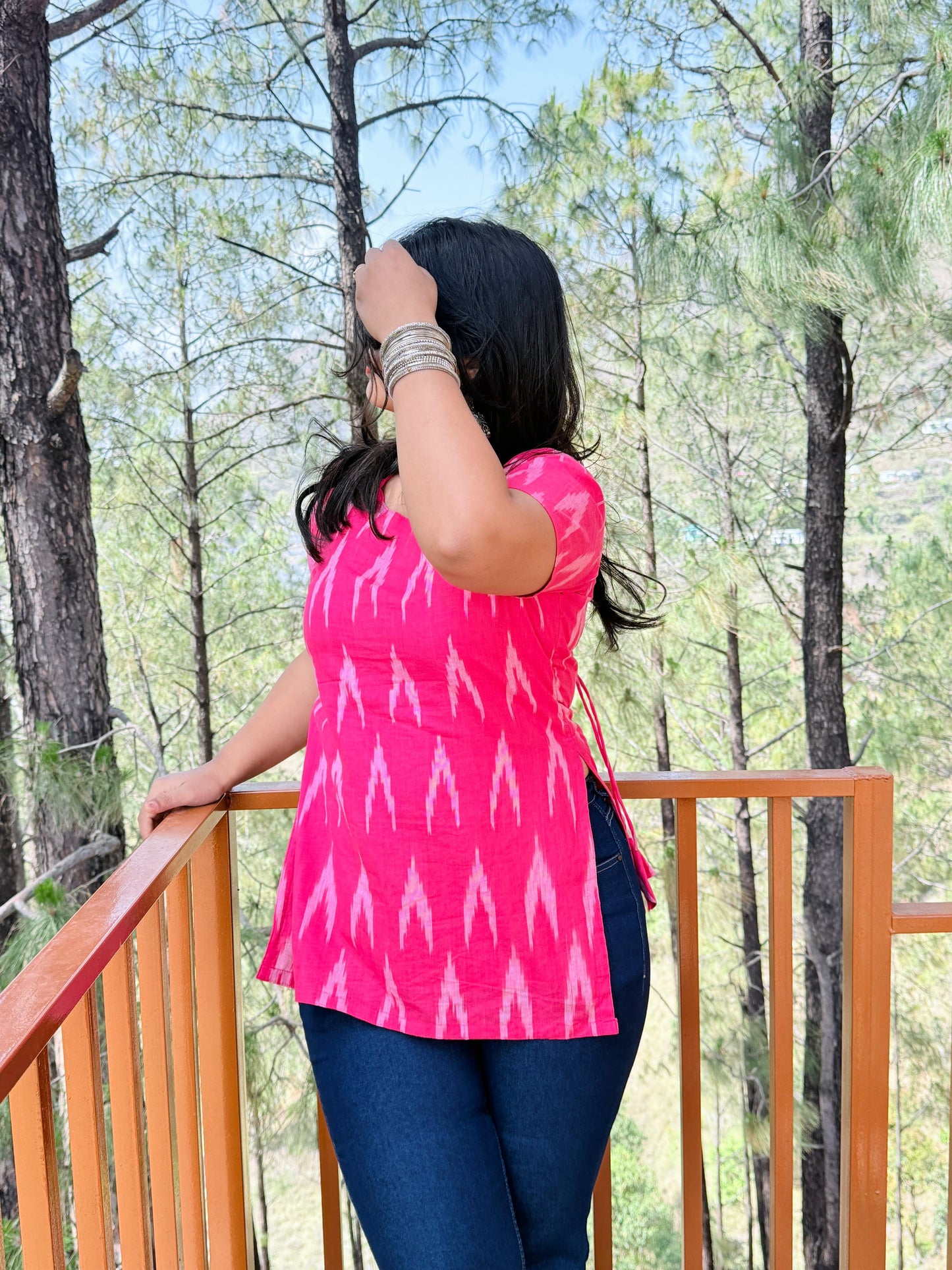 IRA IKAT SHORT KURTI