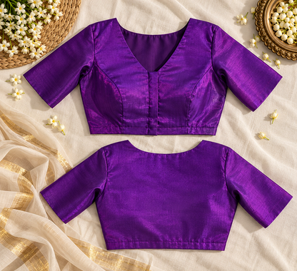 ZARI GLOW TISSUE SILK BLOUSE