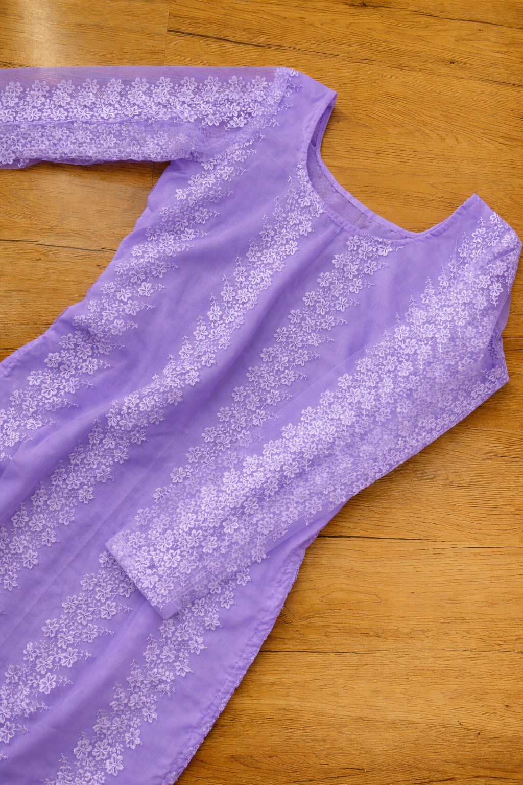 FLORAL NET EMBROIDERED KURTI