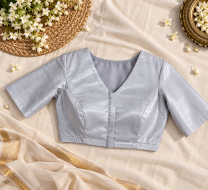 ZARI GLOW TISSUE SILK BLOUSE