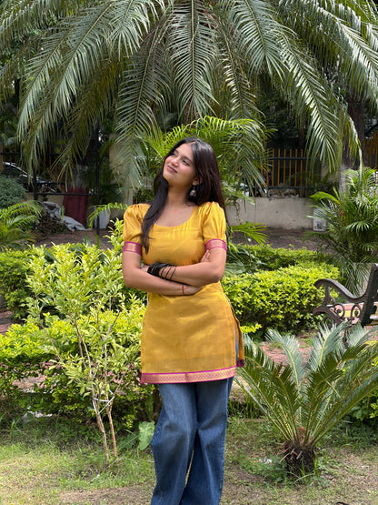 GOLDEN GLOW KURTI
